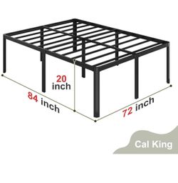 20 Inch High California King Bed Frame