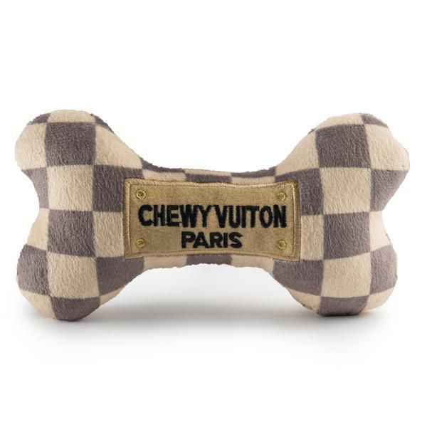 Chewy Vuitton Bone Stuffed Toy Cat Or Dog