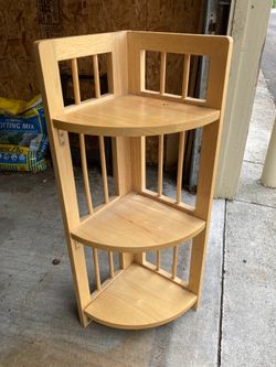 Drop-leaf foldable corner display table