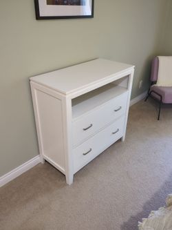White dresser - real wood