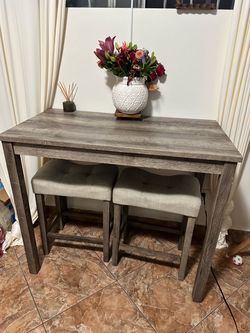 Table and stools