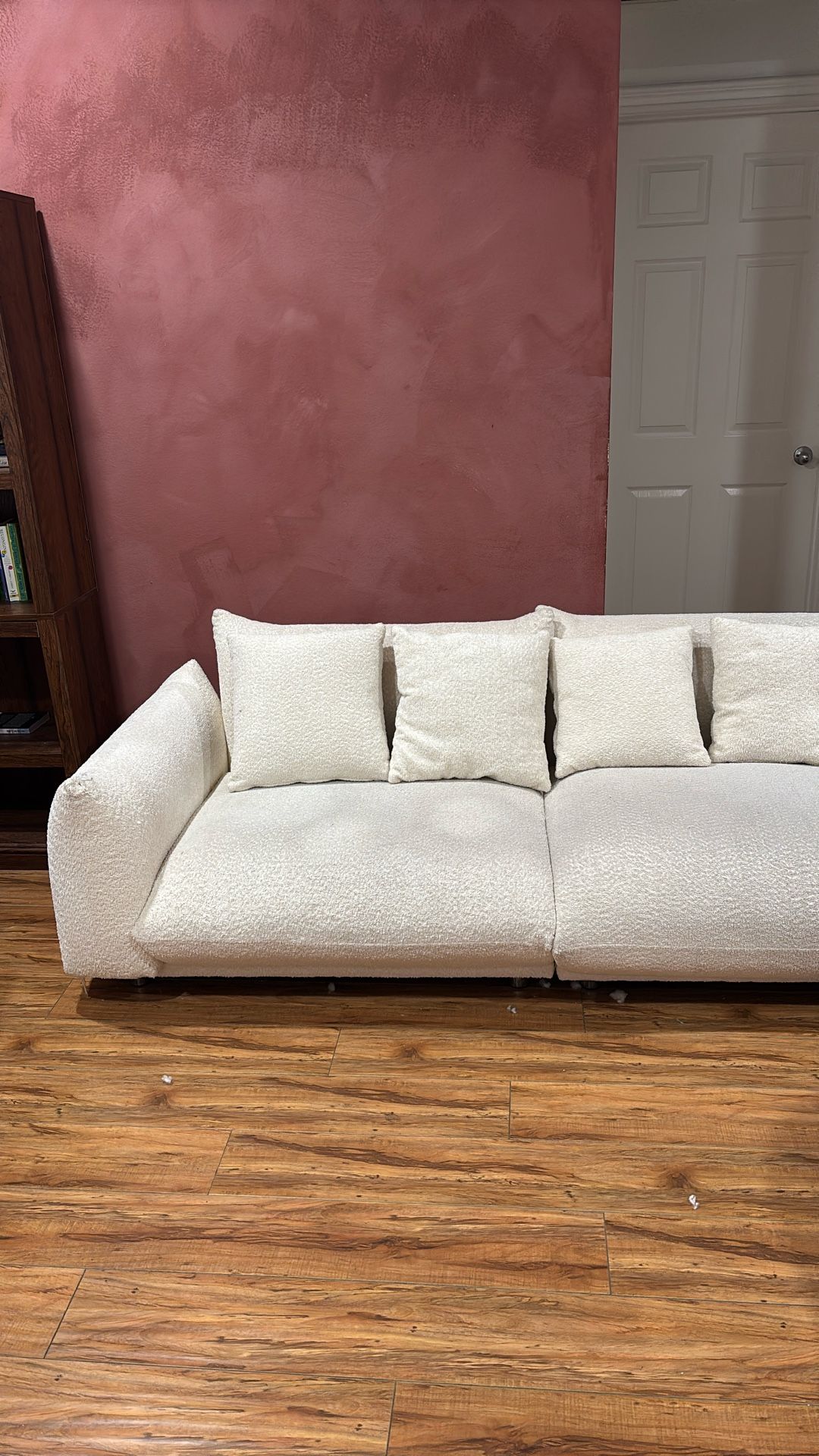 Tan Sherpa Couch