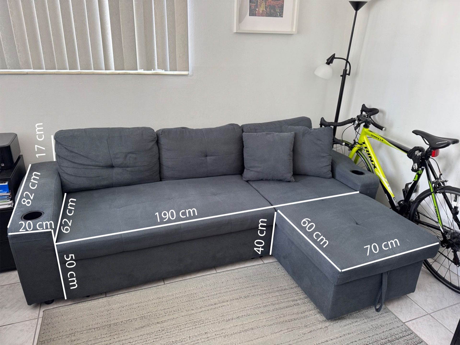 L-shaped sectional