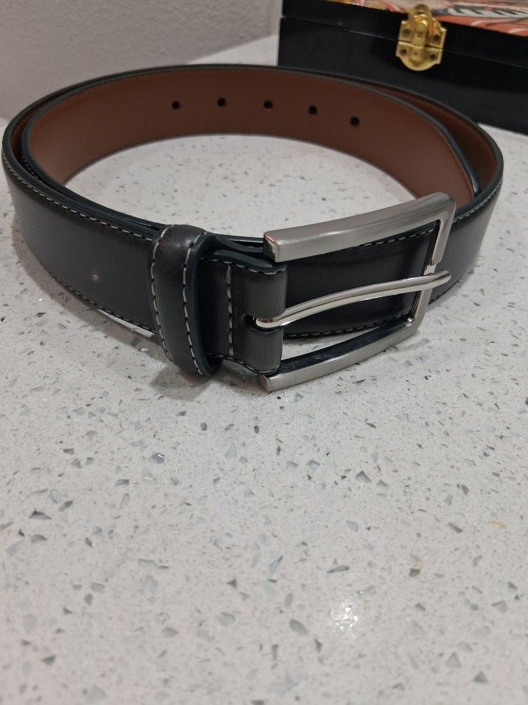 Leather Men's English Laundry Belt