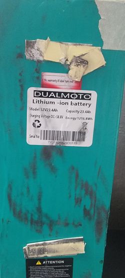 52v 23.4 Ah Escooter Battery