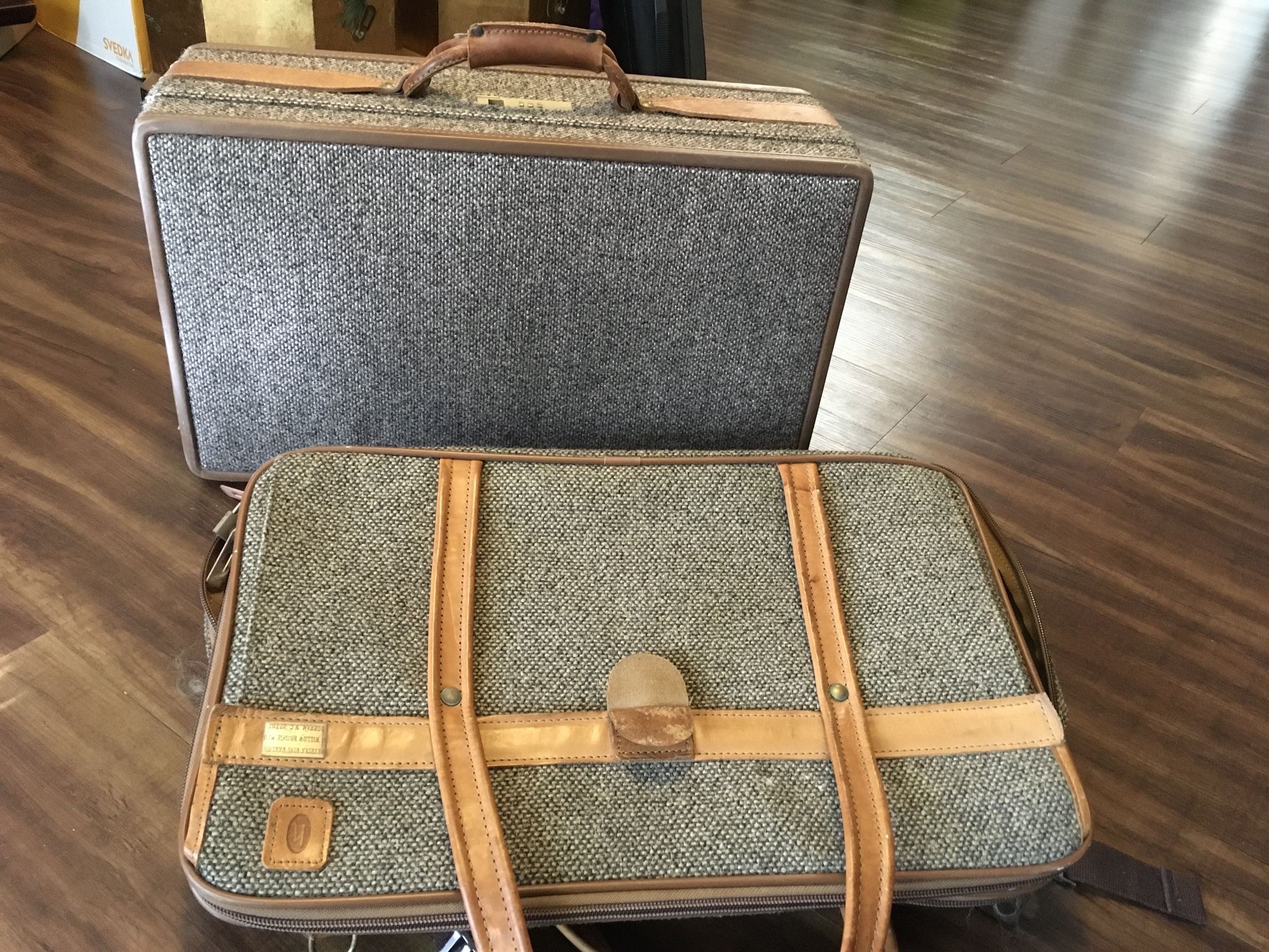 Hartmann Tweed Pullman Luggage Suitcases