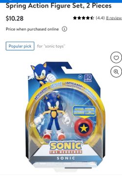 Sonic
Sonic The Hedgehog Modern Star Spring Action Figure Set