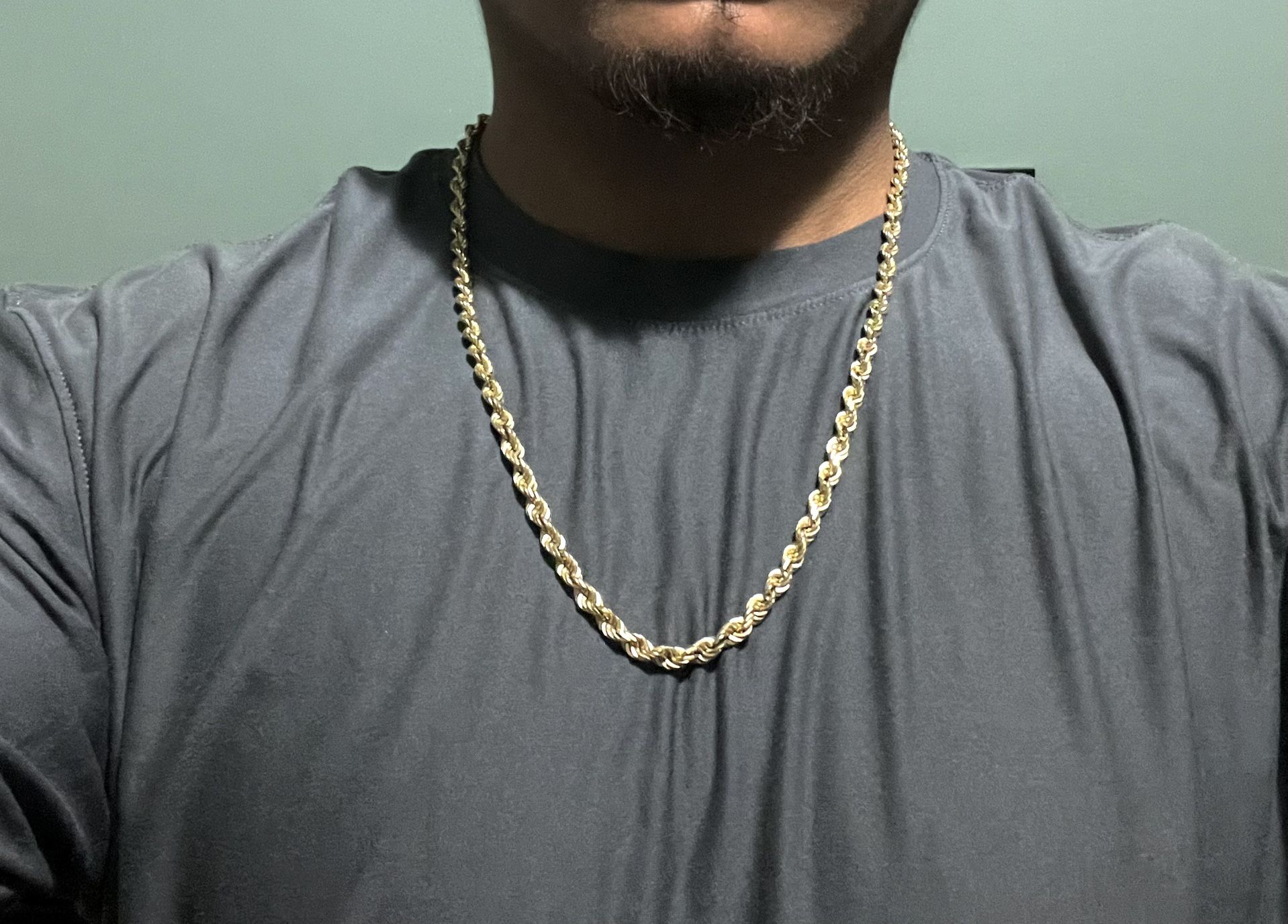 14kt Gold Rope Chain