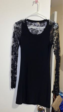 Black lace dress