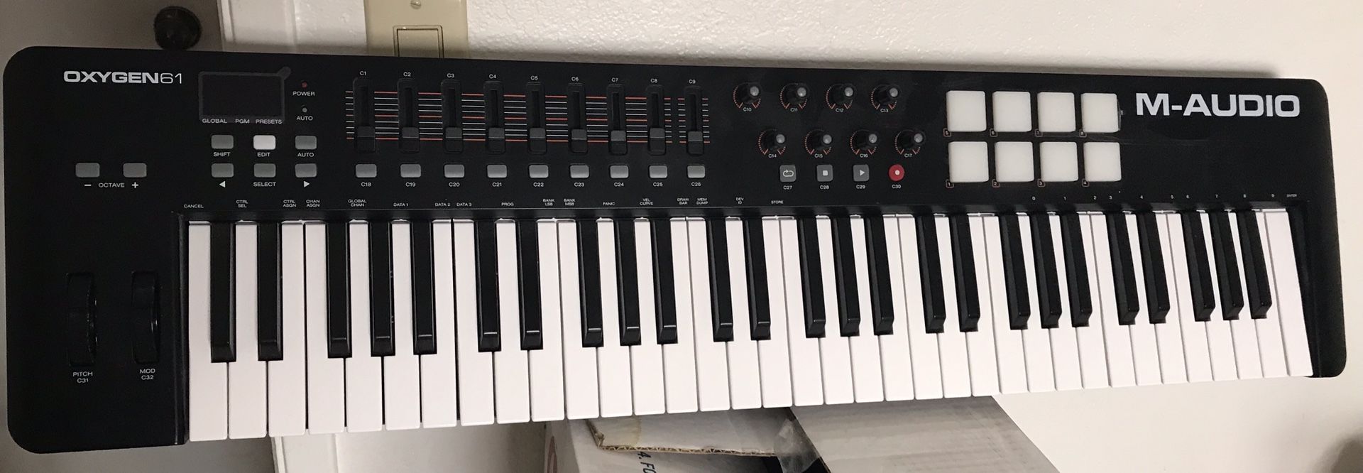 M-Audio MIDI keyboard