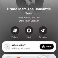 BRUNO MARS TICKETS 