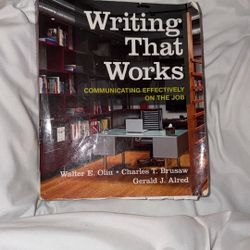 Writing That Works Communicating Effectively On The Job Textbook
