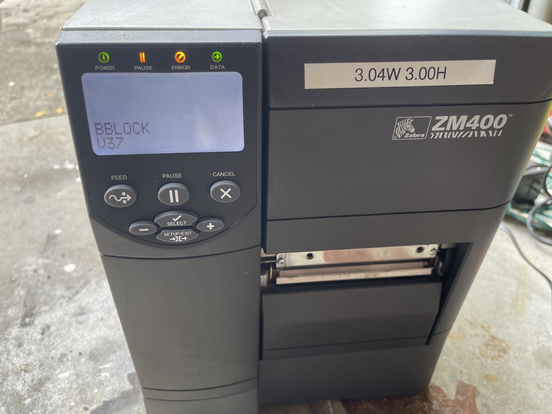 Zebra ZM400 Printer