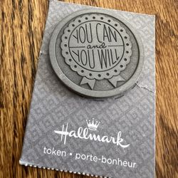 Motivational Hallmark Token “You Can And You Will” - Pocket / Purse Token