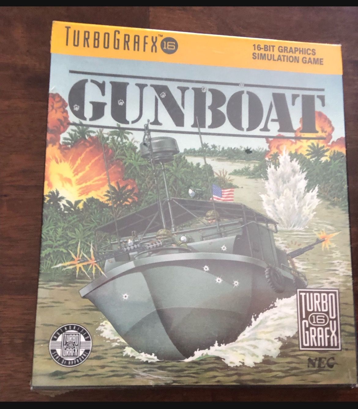 TURBO GRAFX 16 GUNBOAT