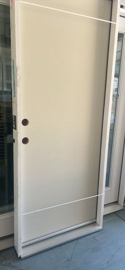 33  1/2 by 81. Exterior solid door