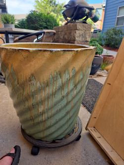Ceramic planter pot large