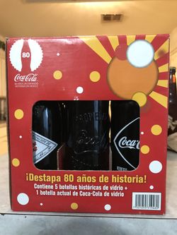 Coca Cola bottles $ 5 each