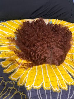 18 inch ginger curly wig