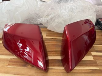 OEM factory Cadillac ATS-V mirror caps Red
