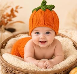 NEW Crochet Pumpkin Set