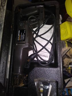 CRAFTSMAN ELECTRIC SAWZALL & CARRYING CASE WORKS GREAT