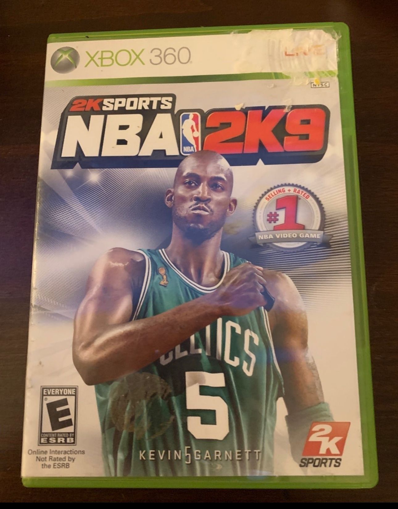 NBA 2K9 Basketball Live XBOX 360 Game by 2K Sports Kevin 5 Garnett #1 Rated Sell