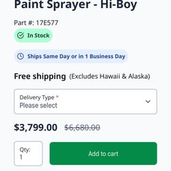 Electric Airless Sprayer.  