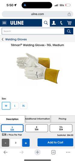 M- Tillman Tig Welding Gloves