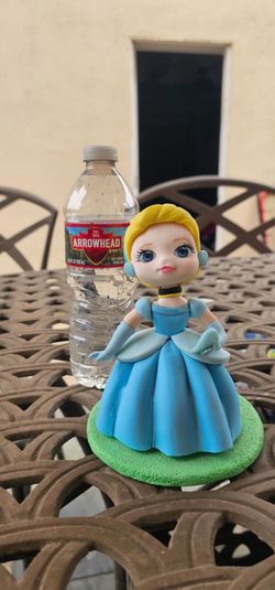 Cinderella birthday party room cake topper decoration