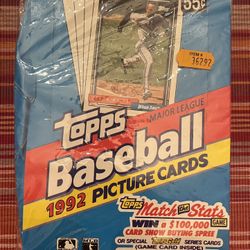1992 Topps Baseball Card Box