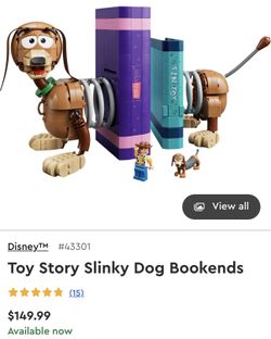 Lego Disney ! Disney™ #43301 Toy Story Slinky Dog Bookends