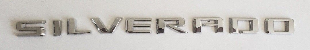 19-21 SILVERADO CHROME LETTER EMBLEM