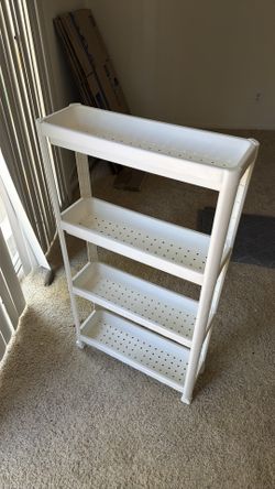 Plastic shelves