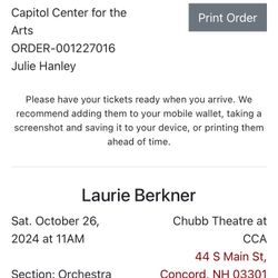 Laurie Berkner Concert Tickets