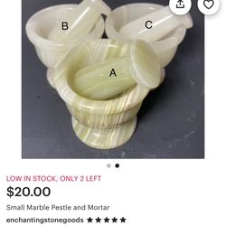 Mini Mortar And Pestle 