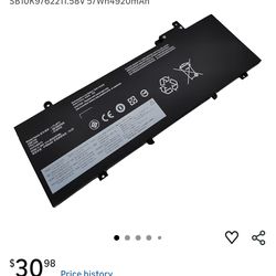 Replacement laptop battery, specifically model L17L3P71 for the Lenovo ThinkPad T480S series.

Brand: Fully
Capacity: 57Wh / 4920mAh
Voltage: 11.58V