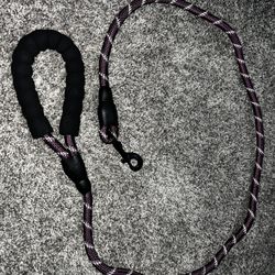 5ft Dog Leash with Comfortable Padded Handle and Highly Reflective Threads Purple
