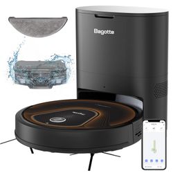 Bagotte Robot Vacuum and Mop Combo 