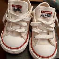 Toddler Infant Converse All-Star Low Chucks Optical White