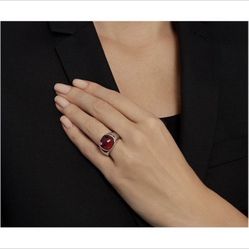 Swarovski Ruby Red Crystal Ring