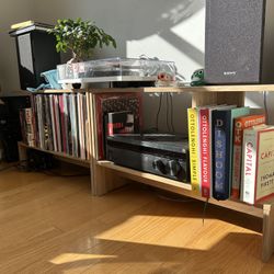 Site Table Vinyl Record Storage 