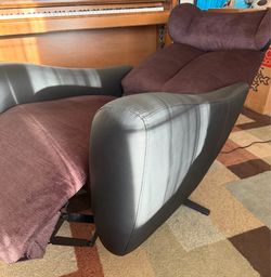 New Brown and black Swivel Recliner Chair