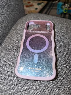 Kate Spade New York Glitter MagSafe iPhone 17 pro max Case – Opal & Iridescent