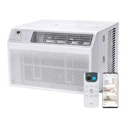 TCL H12W35W 12,000 (DOE) BTU 115 Volts Smart Window Air Conditioner Cools 550 sq. ft. with Remote and Wi-Fi Enabled in White
