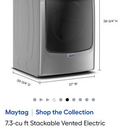 MAYTAG {electric} DRYER 2 YEARS OLD Perfect working condition