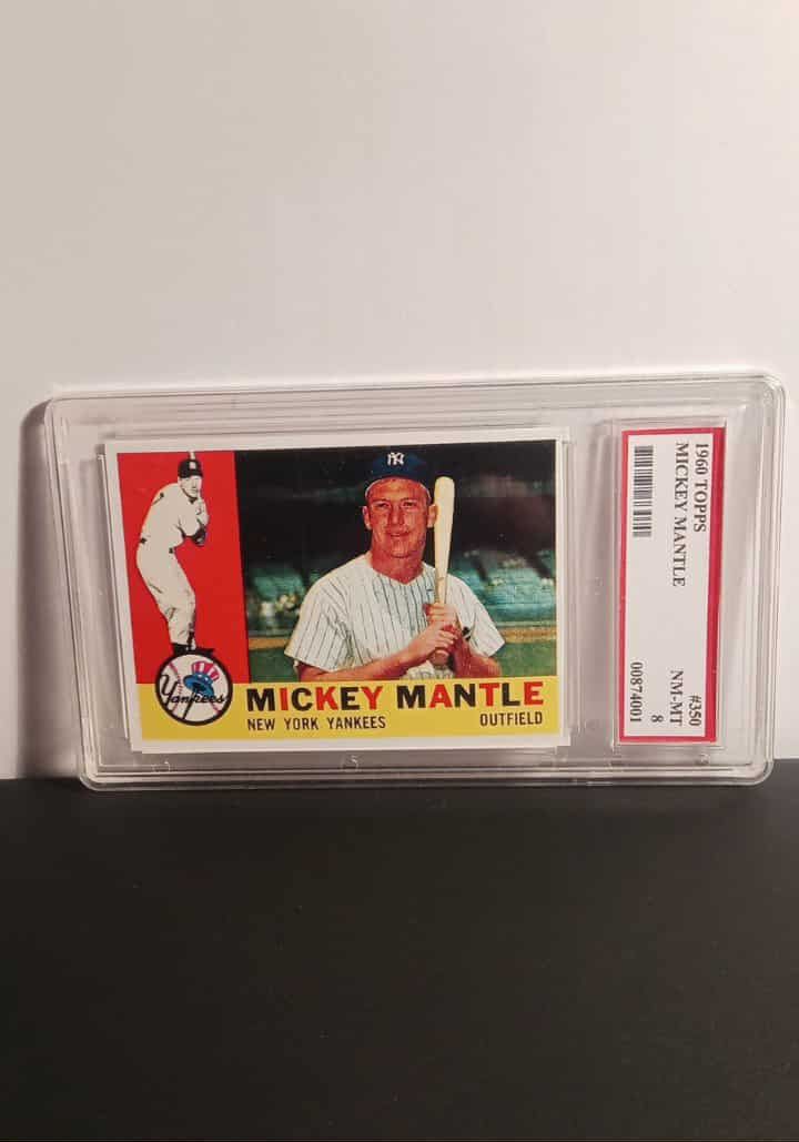Graded 1960 topps MICKEY MANTLE  #350 (RP)