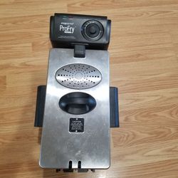 Presto Stainless Steel Pro Fry Immersion Element Deep Fryer