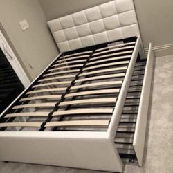 Full Over Twin Trundle Bed Frame Only 