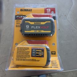 DeWalt Flex Volt 9 Ah Batteries 2 Pack